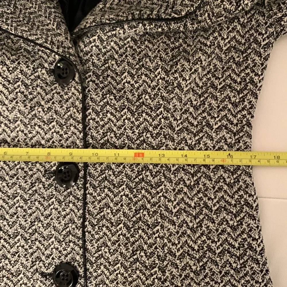 Carole Little Lightweight Long Blazer Jacket Size S - Picture 5 of 12